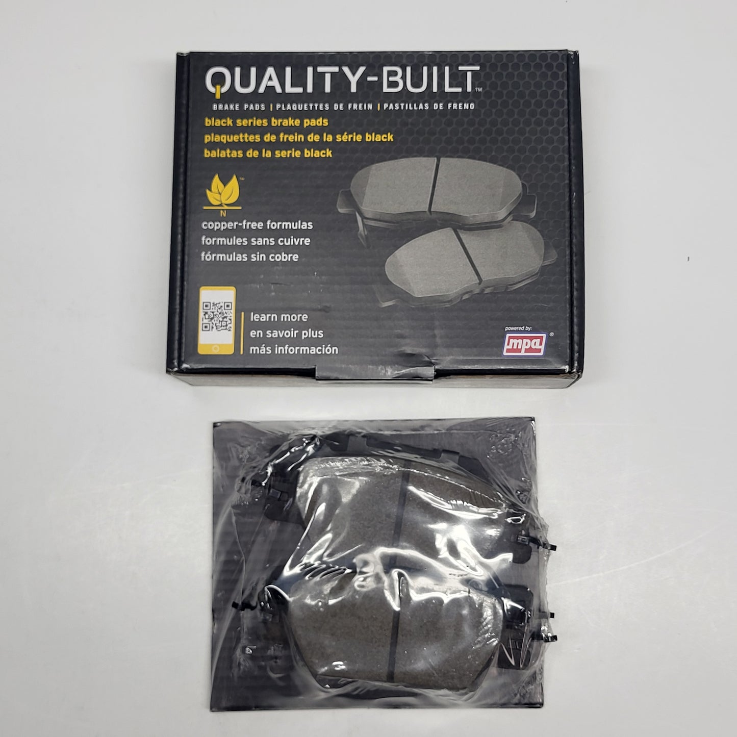 QUALITY-BUILT Ceramic Disc Brake Pad Set Black Rear 1003-2037C