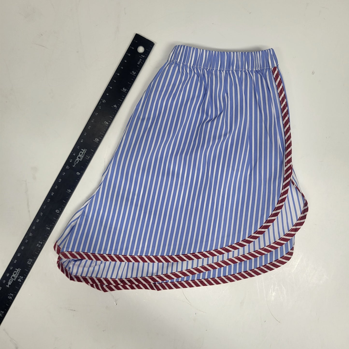SOLID AND STRIPED The Lester Stripe Shorts XS Colorblock Marina SU26B661PYDCBM