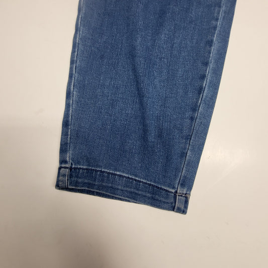 JAG Belted Pleat High Rise Tapered Ankle Womens Sz 8/27 Blue Nova J2882SAP325