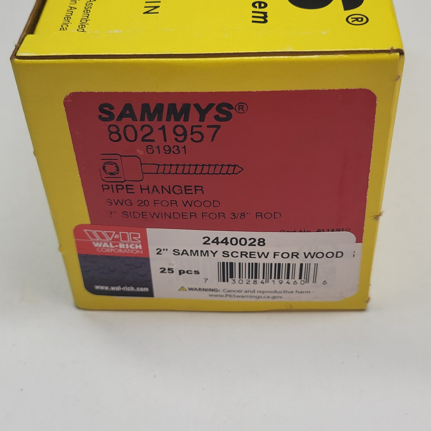 SAMMY'S (5 PACK) Threaded Rod Anchoring System Pipe Hanger 25 pcs Each 8021957
