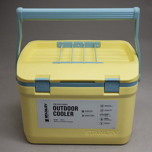STANLEY Heavy Duty Outdoor Camping Cooler W/ Easy Carry Handle 18 QT Pomelo 10-01623-206