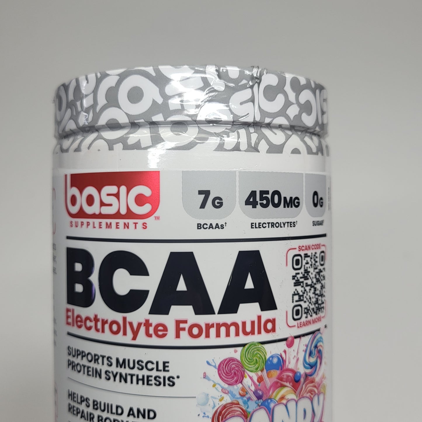 BASIC Creatine Monohydrate Increase Muscle Mass Candy Burst 11.2oz BB 01/27