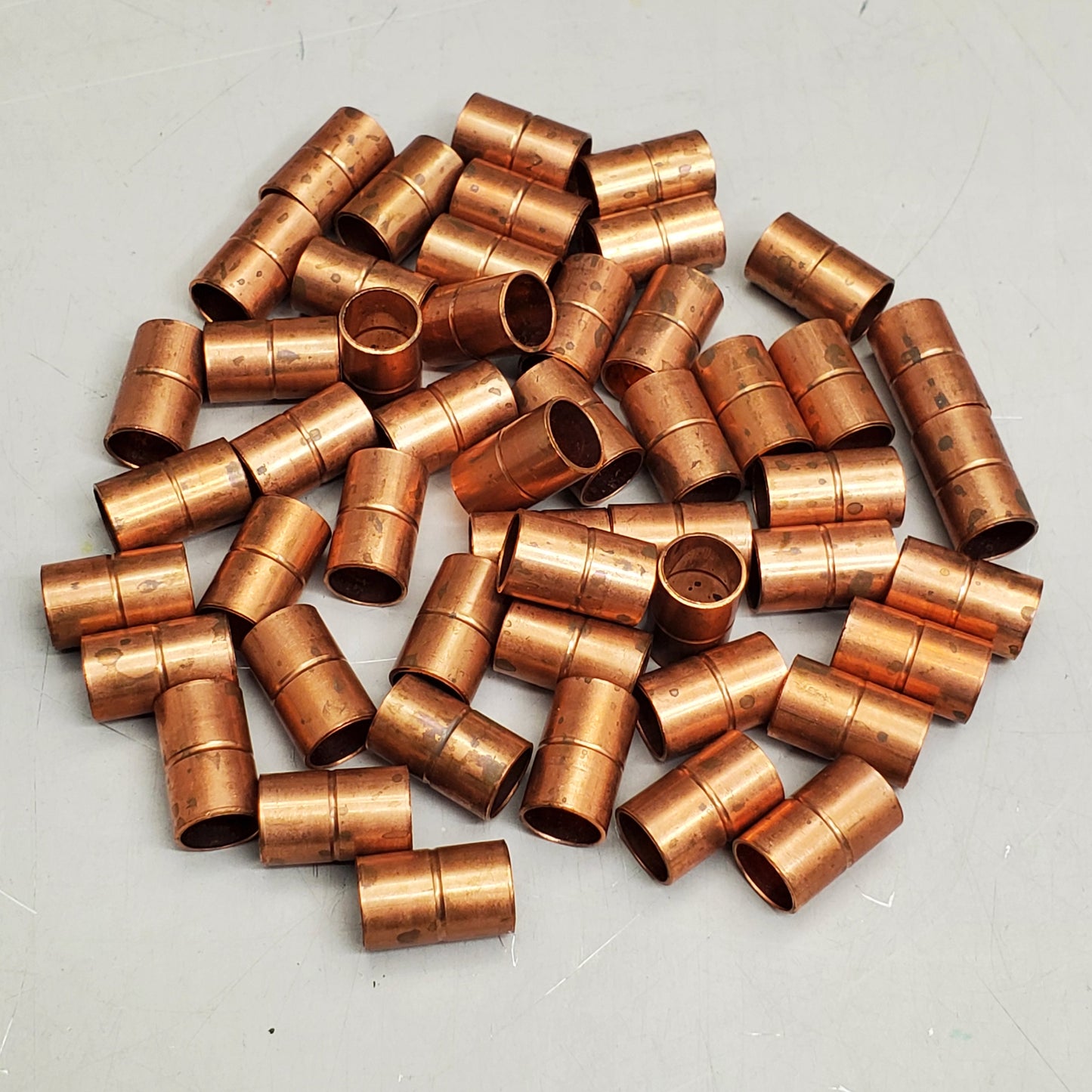MUELLER (50 Pack) Couplings Streamline Roll Stop Solder Joint 3/8" OD Copper W01009