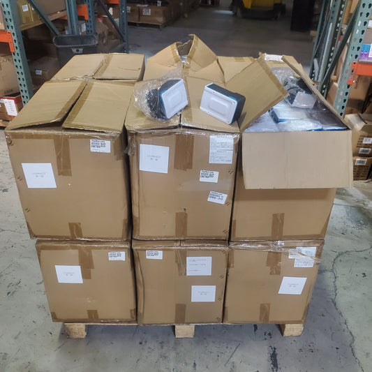 ZA@ Pallet of (Apprx 770+) AQUASENSE Outdoor Smart Valve Enclosure (Only) Replacement Part Grey & Grey Blue