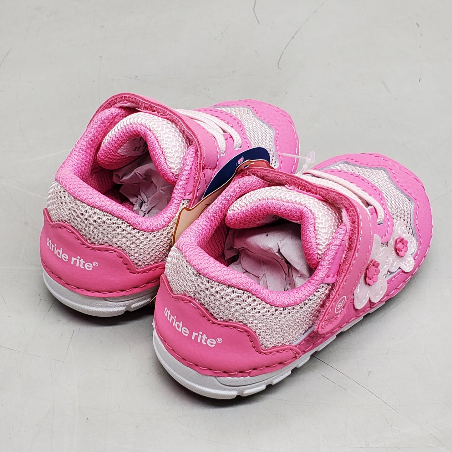 STRIDE RITE SM Rosa Sneaker Shoes Toddler SZ 5W Blush BG041102