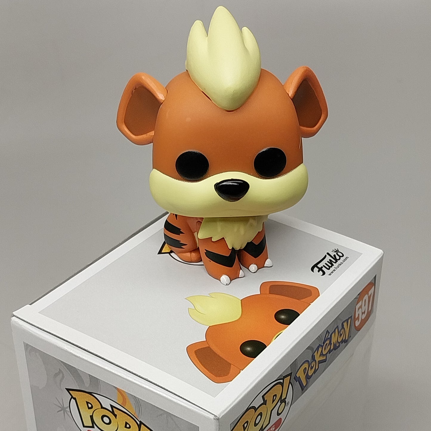 FUNKO Pop Games Pokemon 597 GROWLITHE Vinyl Figure (New)