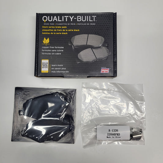 QUALITY-BUILT Ceramic Disc Brake Pad Set Black Rear 1003-1377C