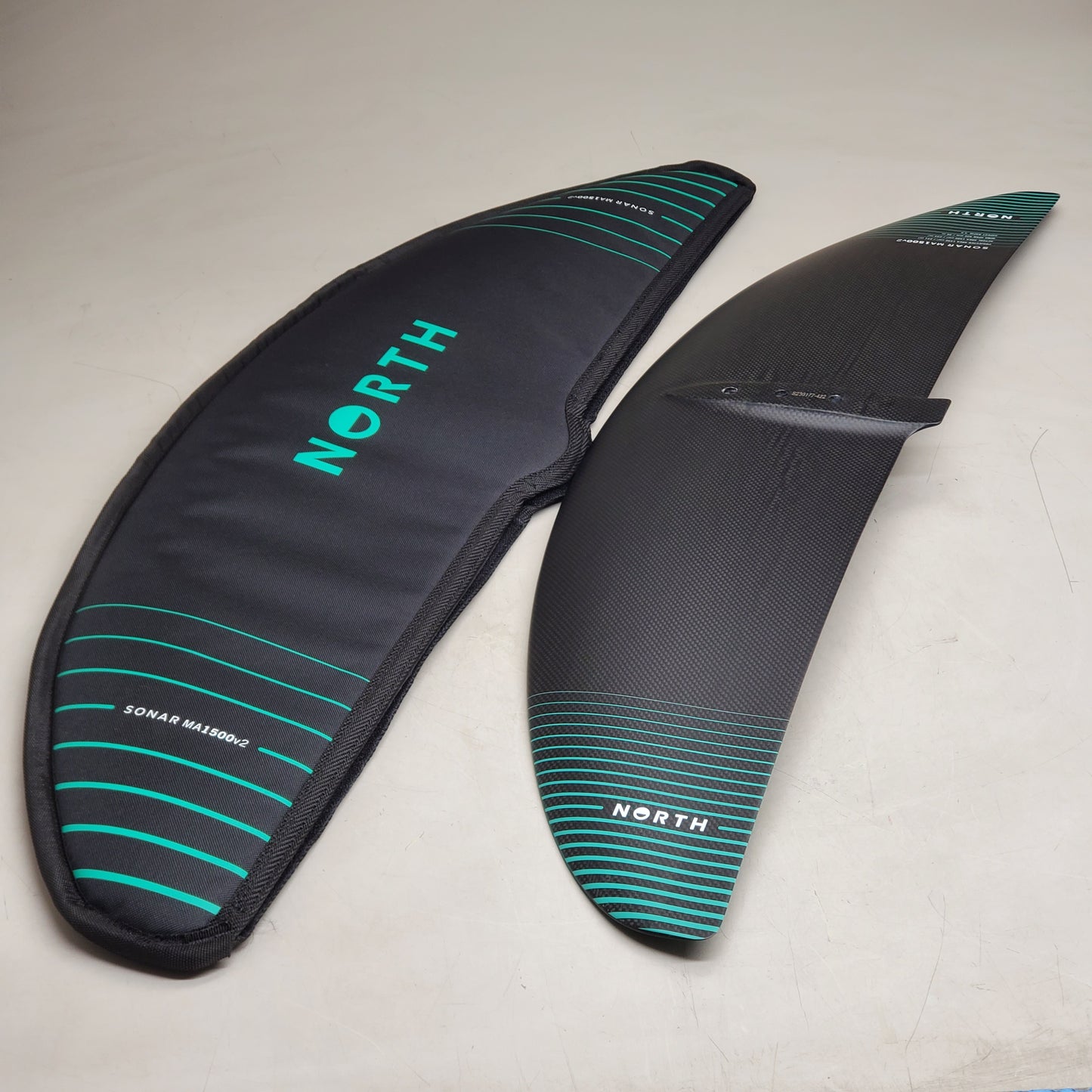 NORTH Sonar Wing Mid Aspect V2 Series Front Wing Ma1500v2 1500 cm Black 85004.240092