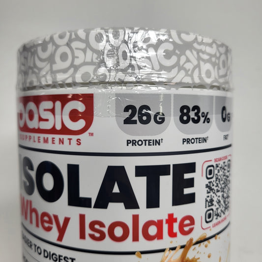 BASIC Basic Whey Isolate Protein Peanut Butter Cookie 2lbs Bb 12/27 2lbs