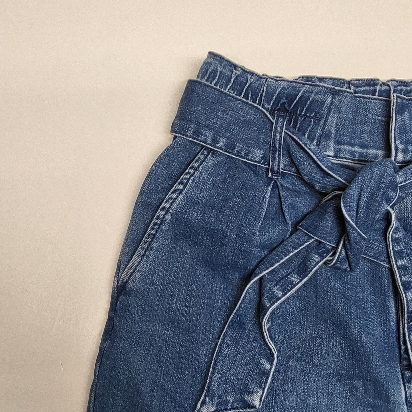 JAG Belted Pleat High Rise Tapered Ankle Womens Sz 6/27 Blue Nova J2882SAP325