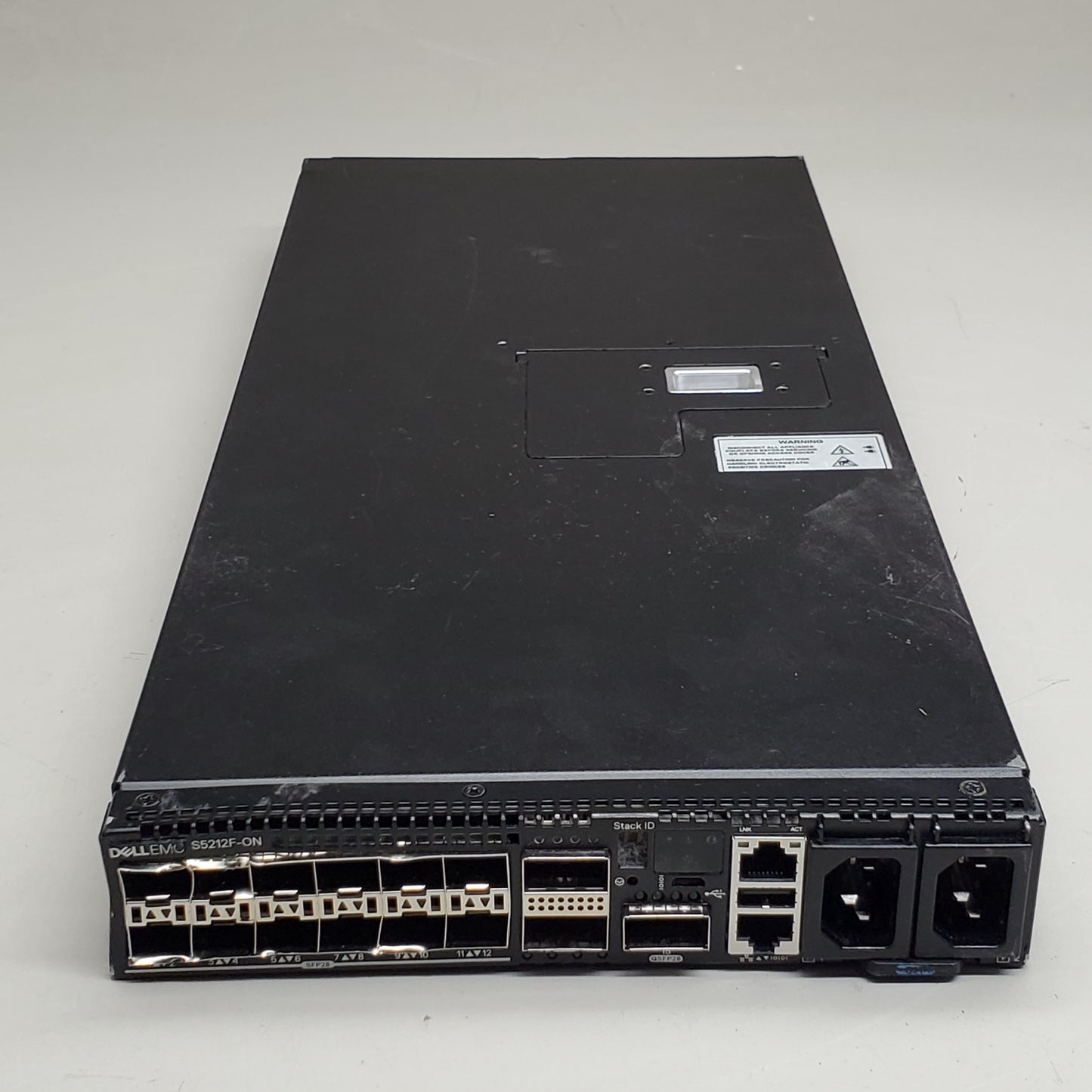 DELL EMC 12x25GB SFP28 3x100GB Front-to-Back Airflow Switch S5212F-ON (Damaged)