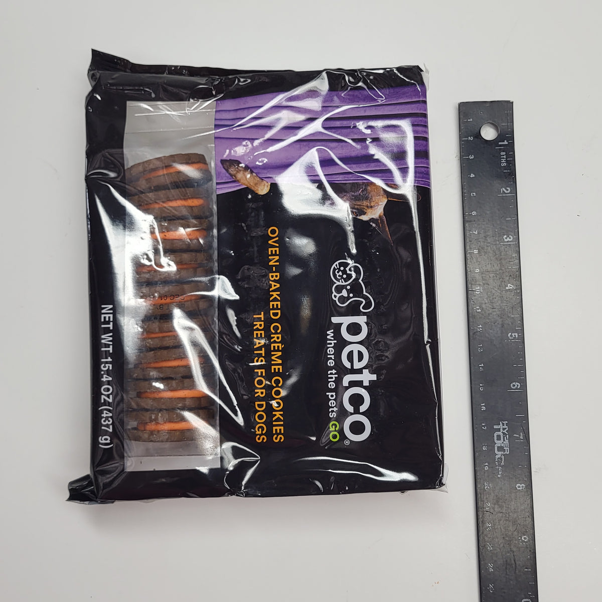 @ZA PETCO (6 PACK) Halloween Oven-baked Creme Cookies Dog Treats 15.4oz (AS IS)