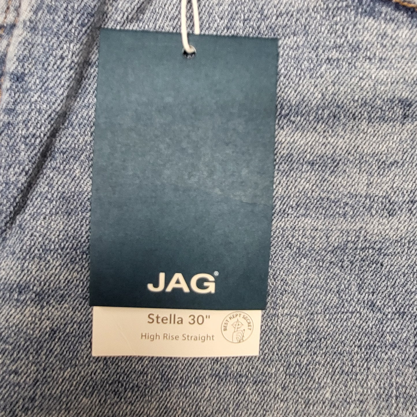 JAG Stella High Rise Slim Fit Straight  Womens Sz 14 Seashore J2906SAT108