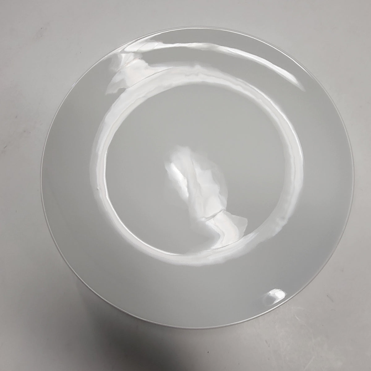 PILLIVUYT (4 PACK) Coupe Porcelain Salad Plates Made in France  11" All White