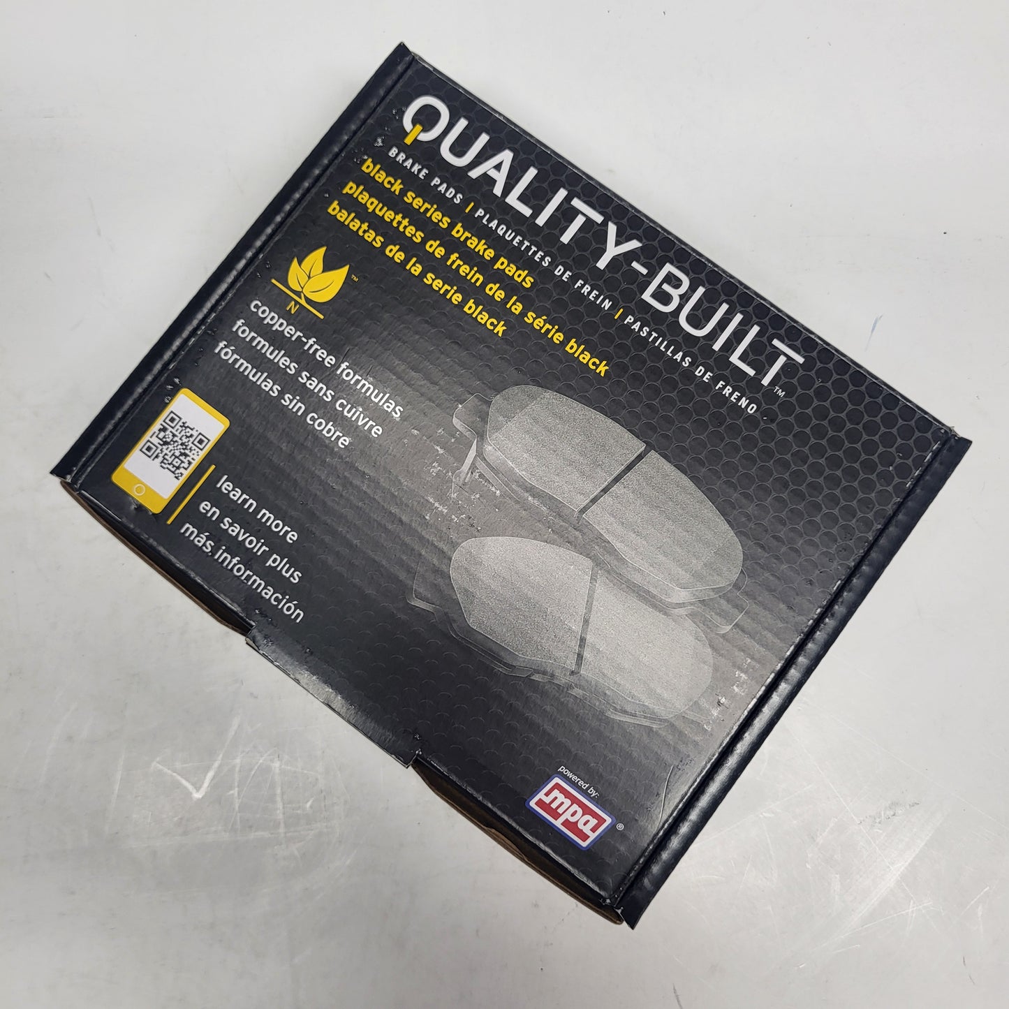 QUALITY-BUILT Ceramic Disc Brake Pad Set Black Rear 1003-1613C