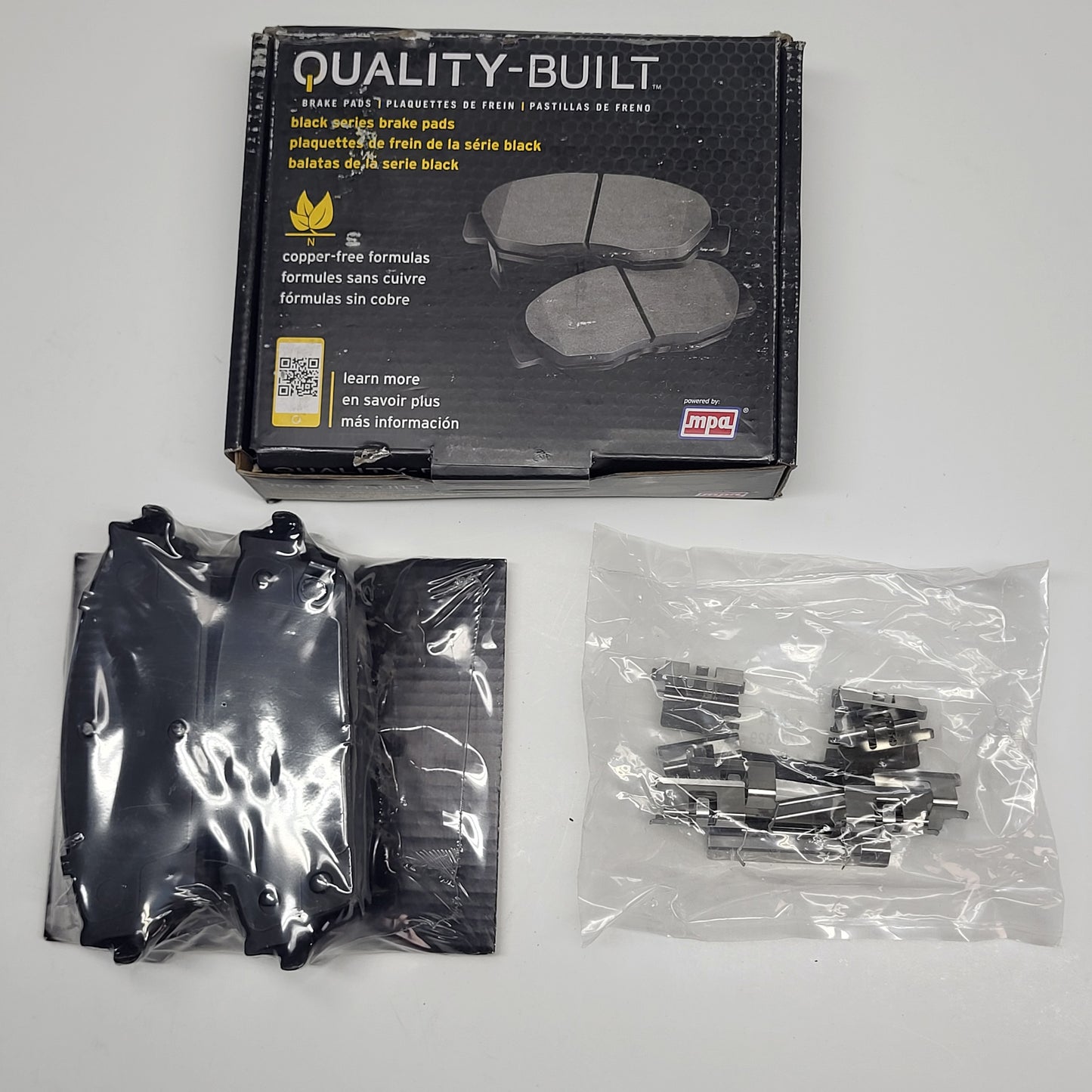 QUALITY-BUILT Ceramic Disc Brake Pad Set Black Rear 1003-1194C