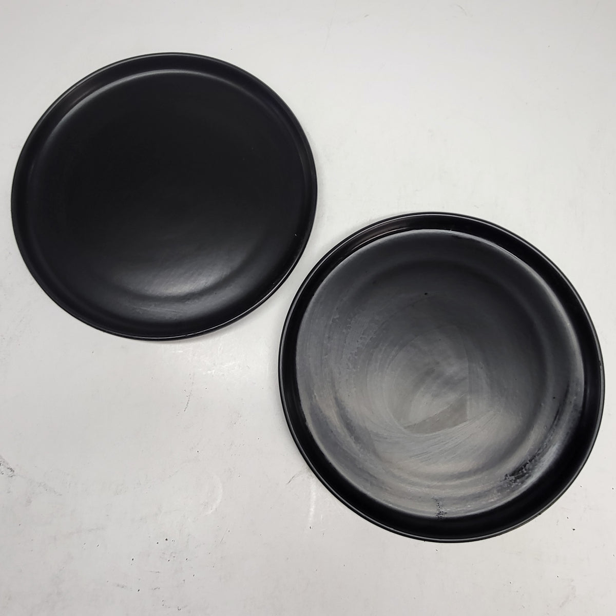 ZA@ LIBBY (2 PACK) Coupe Plate  10.5 Dia Matte Black DRI-20-O