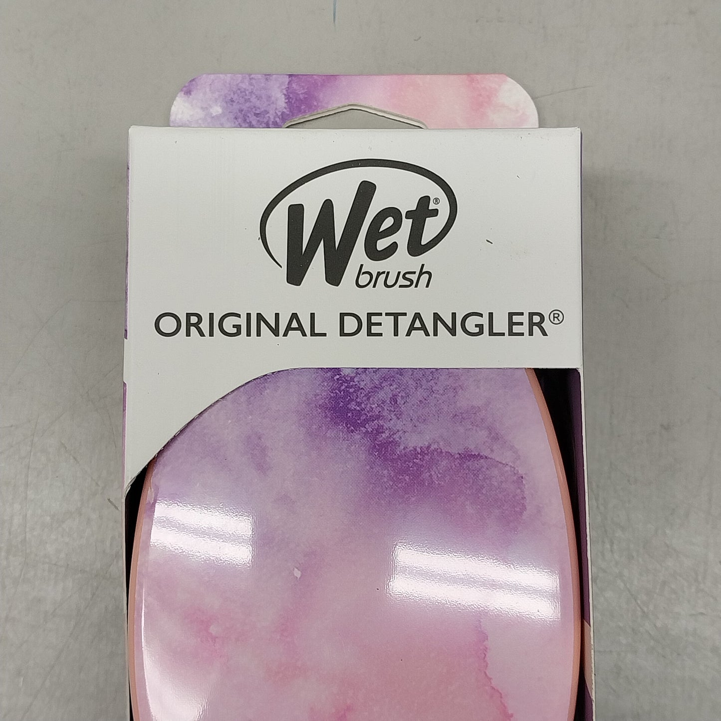 WET BRUSH (4 PACK) Original Detangler Hair Brush Pink / Purple Watermark Pattern