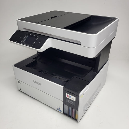 ZA@ EPSON Ecotank Pro Wireless All-in-one Colored Printer White ET-5170 (As Is)