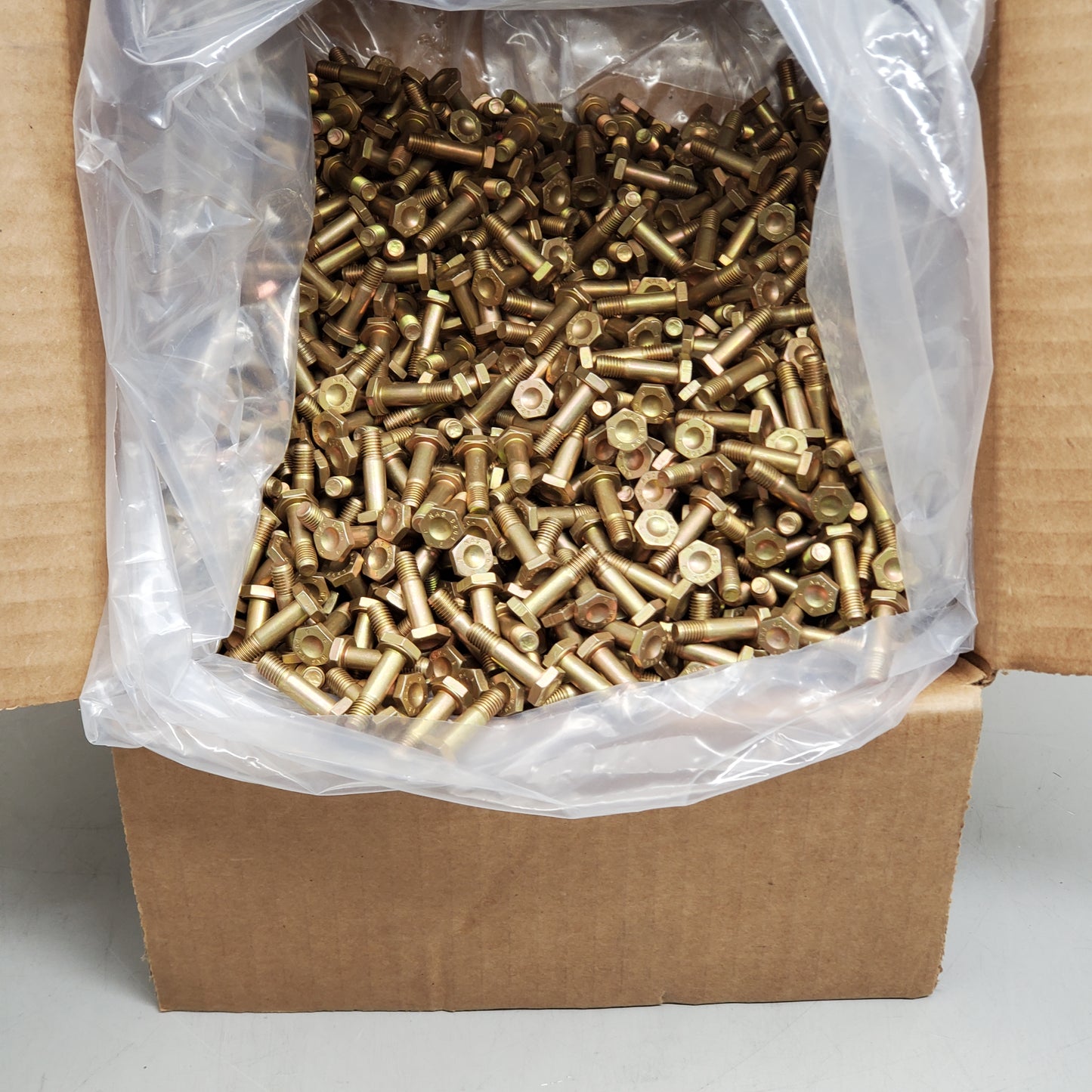 TFI AEROSPACE (28370 Pcs) Cadmium Plated Fasteners Steel Hex Bolts ~1/4"x17/16" NAS6204-9 REV. 11