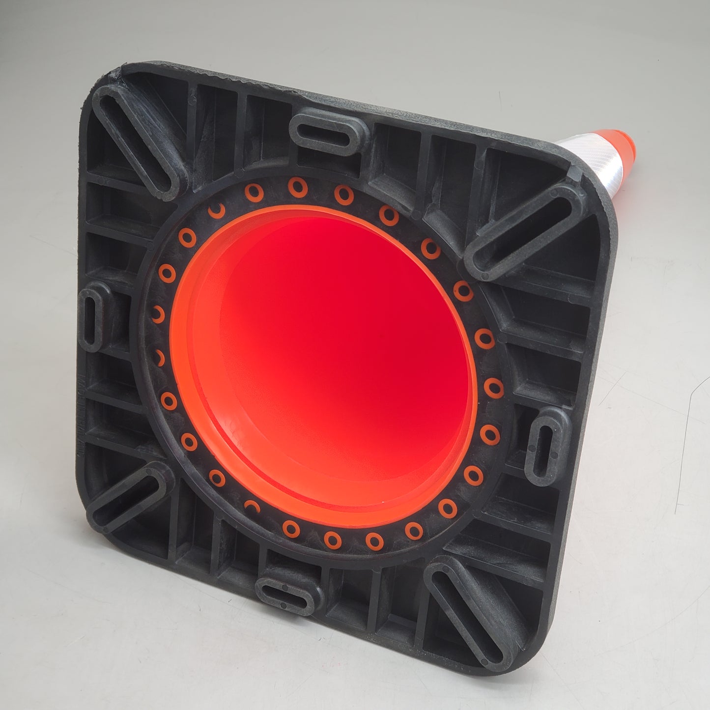 TRAFFIC KONTROL (3 Pack) Heavy Duty Reflective Cone 28" Tall 14" Base Orange