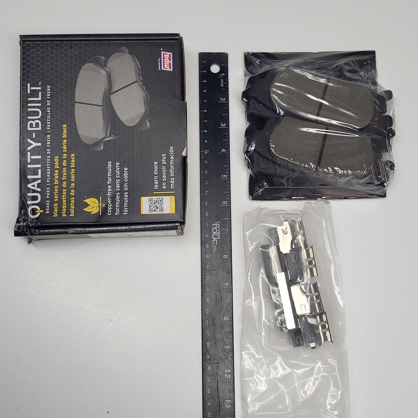 QUALITY-BUILT Ceramic Disc Brake Pad Set Black Rear 1003-1707C