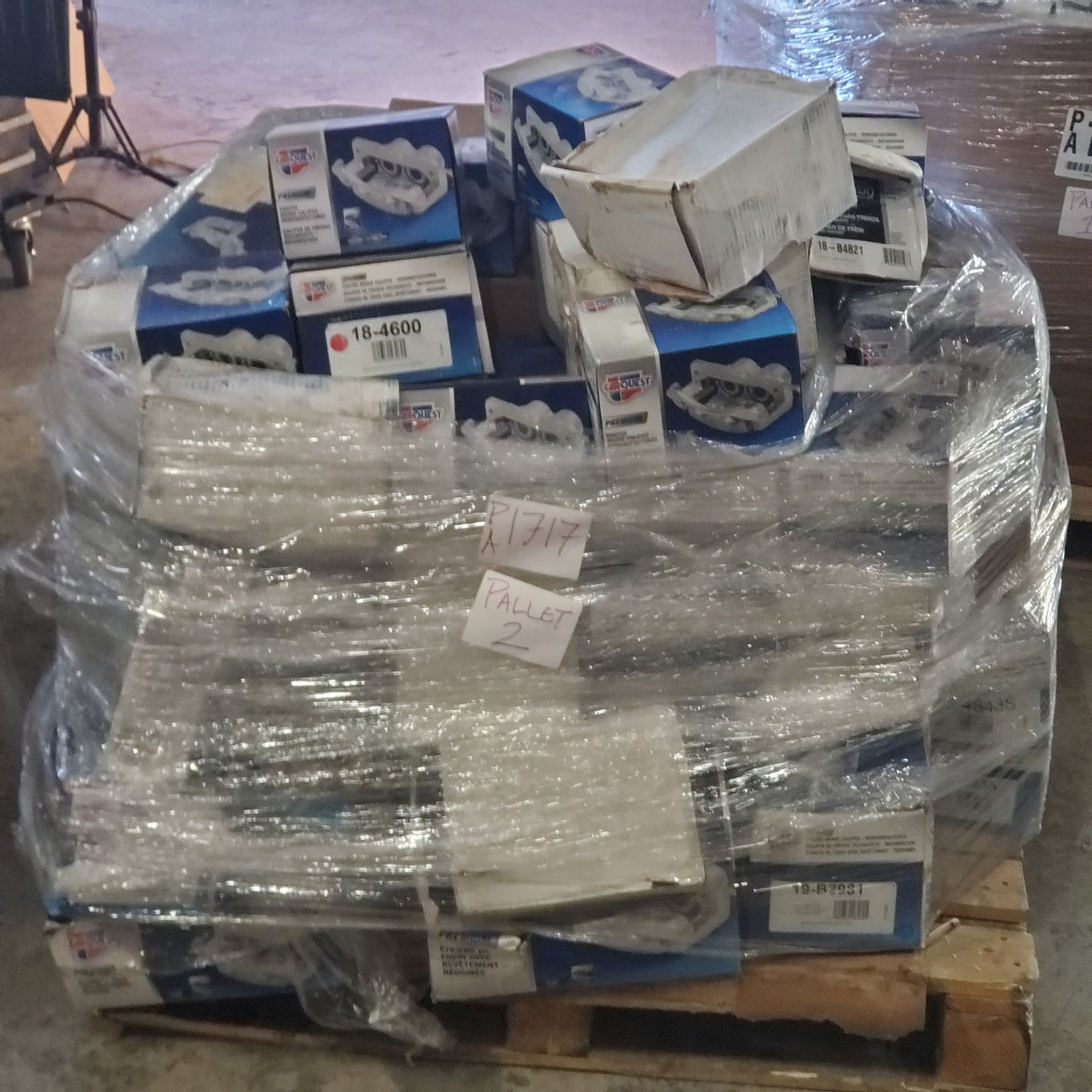 ZA@ Pallet of CAR QUEST (Two Pallets) Brake Calipers See Pictures of Manifest for Which  (New Other)