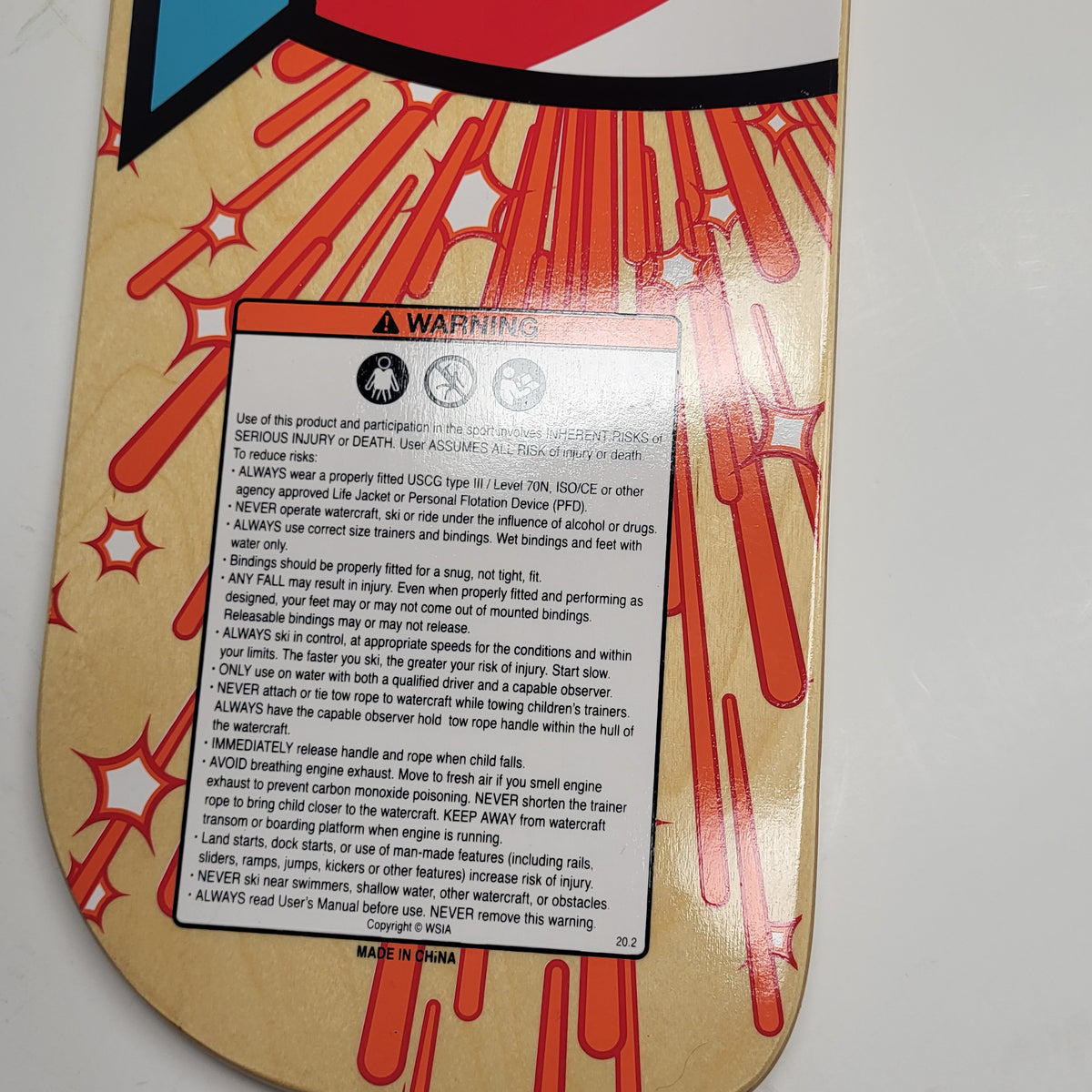 CONNELLY Firecracker Trainer U-shaped Basic Water Skiing Red/White/Blue