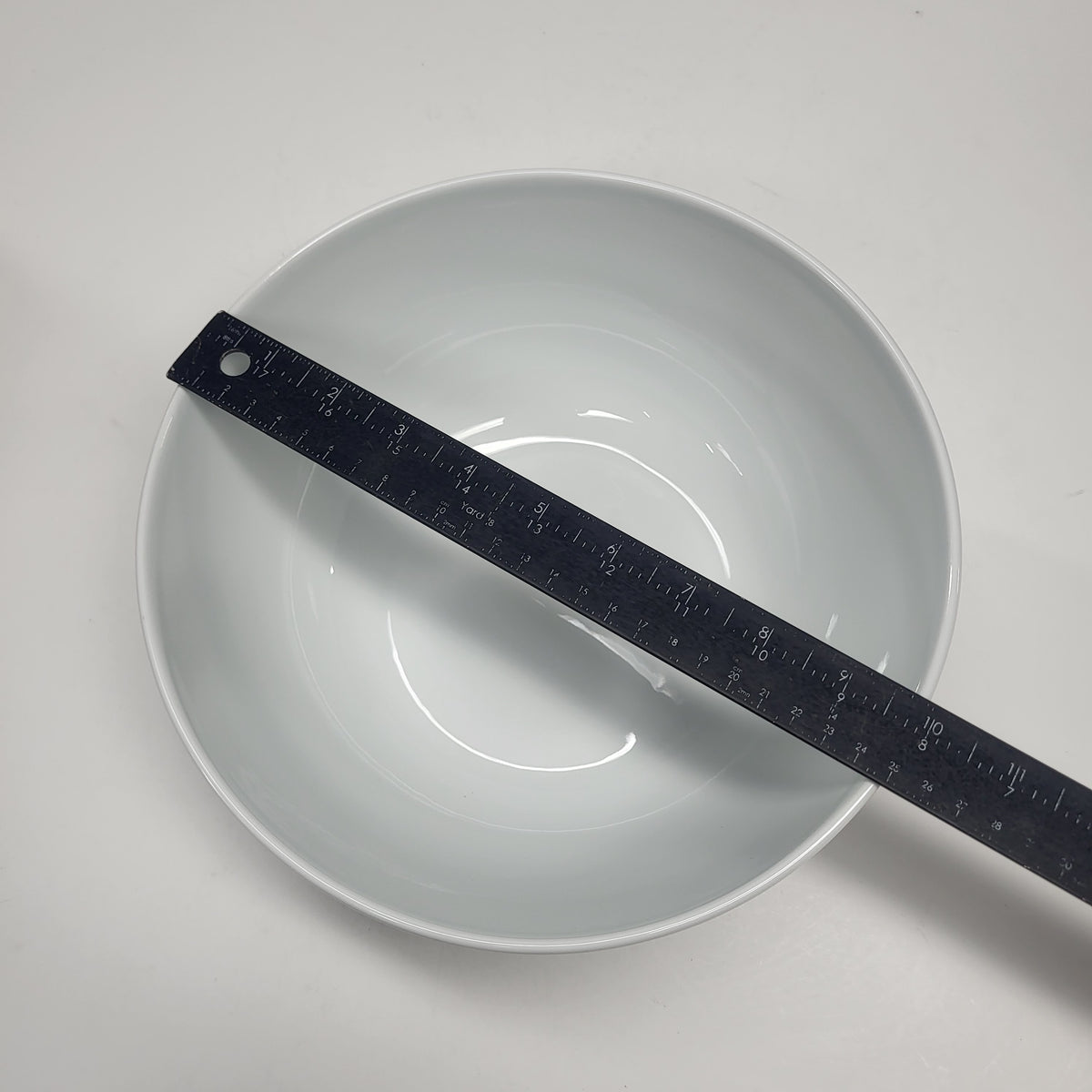 APILCO  Tuileries Porcelain Salad Medium Serving Bowl   9" All White
