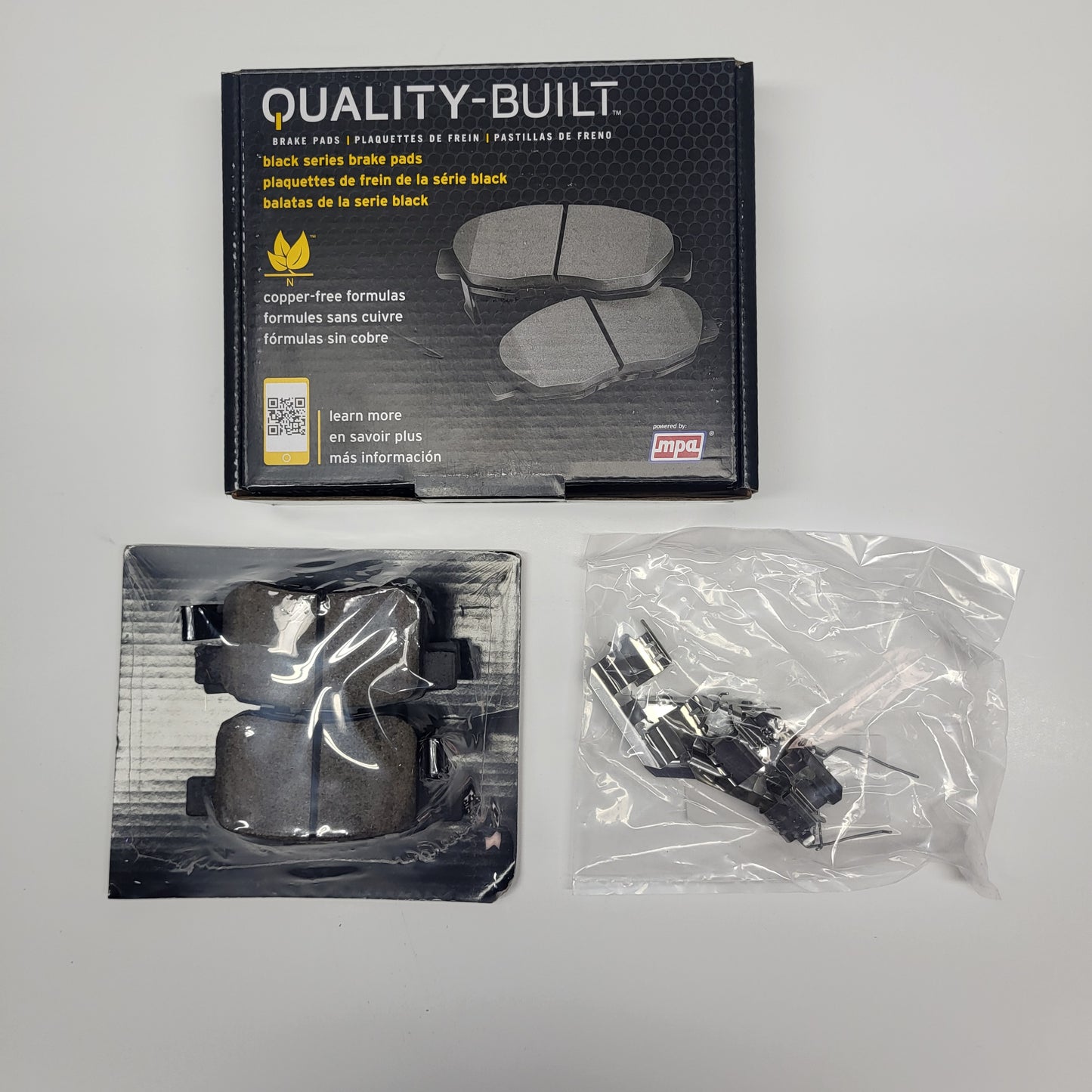 QUALITY-BUILT Ceramic Disc Brake Pad Set Black Rear 1003-1451C