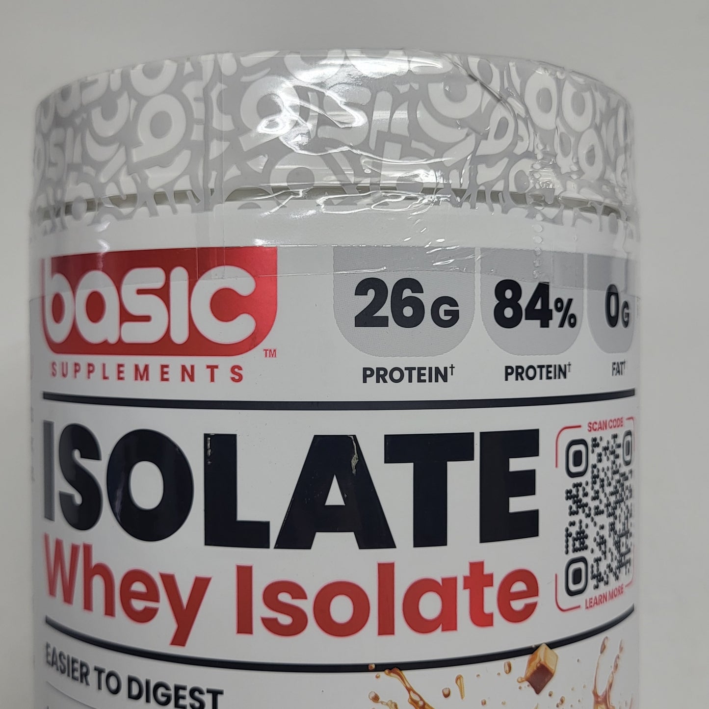 BASIC Basic Whey Isolate Protein Salted Caramel Cold Brew 2lbs BB 12/27