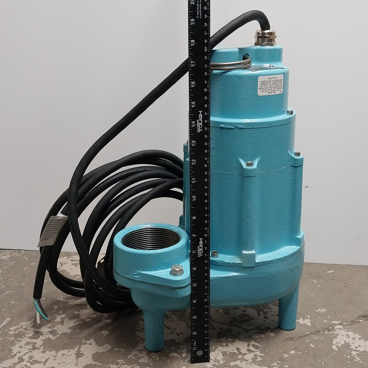 LITTLE GIANT Manual Submersible Sewage Ejector Pump 205GPM 230V 20ft Cord 20SCIM