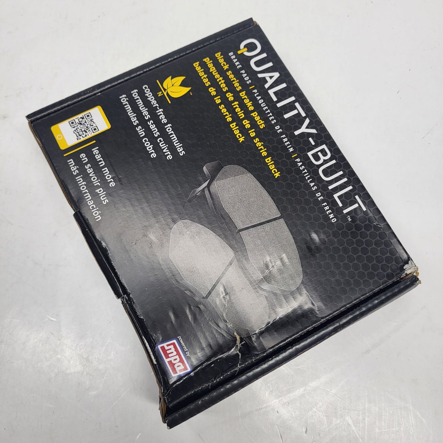 QUALITY-BUILT Ceramic Disc Brake Pad Set Black Rear 1003-1729C