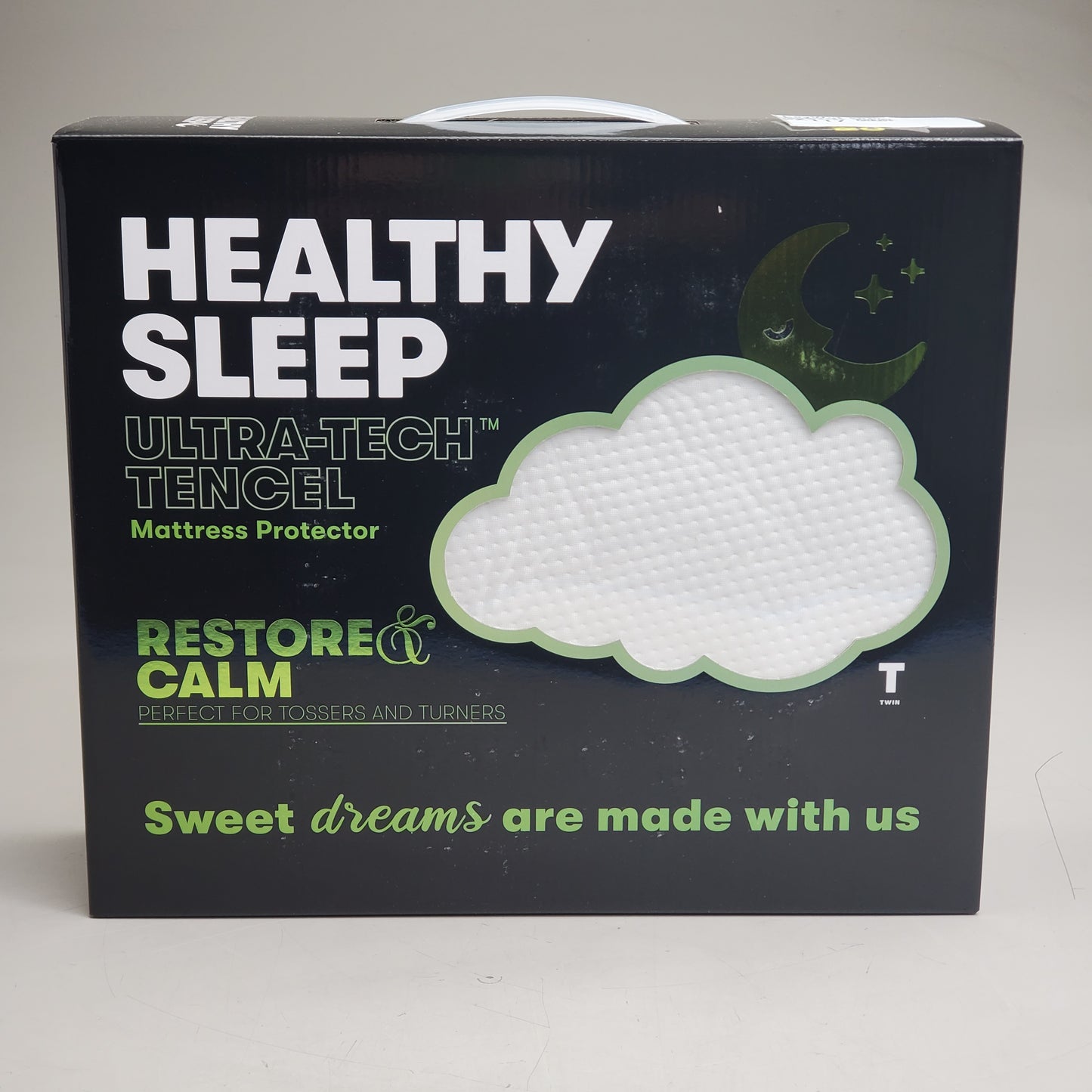 HEALTHY SLEEP  Ultra-Tech Tencel Mattress Protector Twin White 10-TNCL-03/3-ULTRATENCL