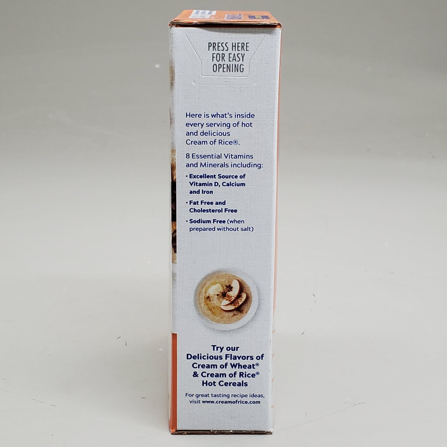 B&G FOODS (12 Pack) Cream Of Rice Hot Cereal Gluten Free 14 oz 80100698 BB 6/26