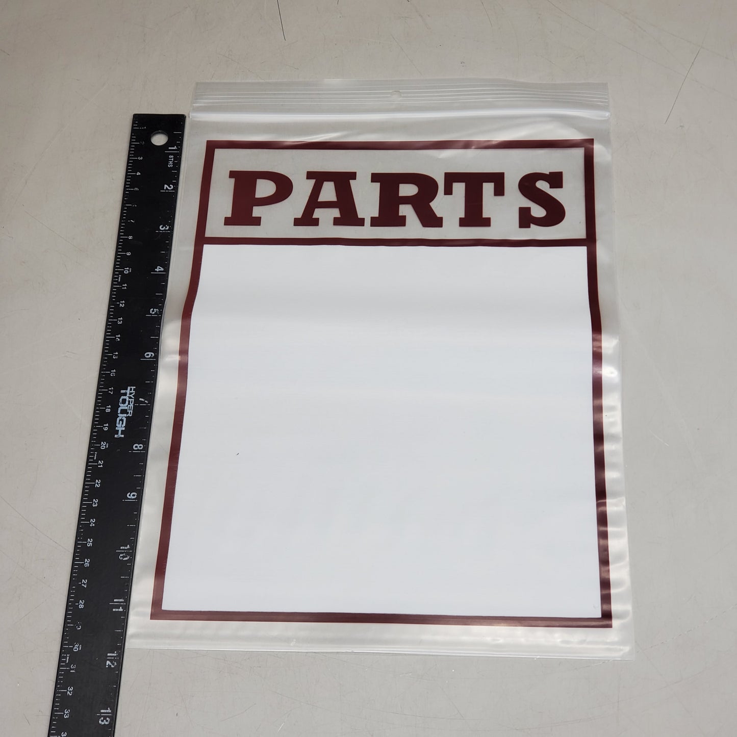 ACTION PACKAGING (1000 Pcs) Reclosable Zip Poly Parts Bags W/ Hang Hole 9x12" 4 mil Clear R9X12MPTS-SP
