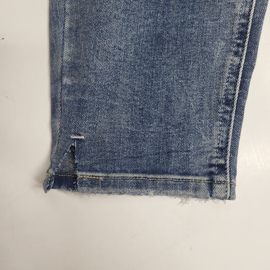 SILVER JEANS CO. Elyse Mid Rise Skinny Leg Sz 33/29 Light Indigo L03116EPX291