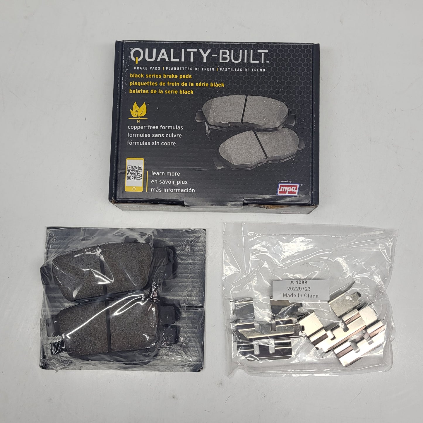 QUALITY-BUILT Ceramic Disc Brake Pad Set Black Rear 1003-1103C