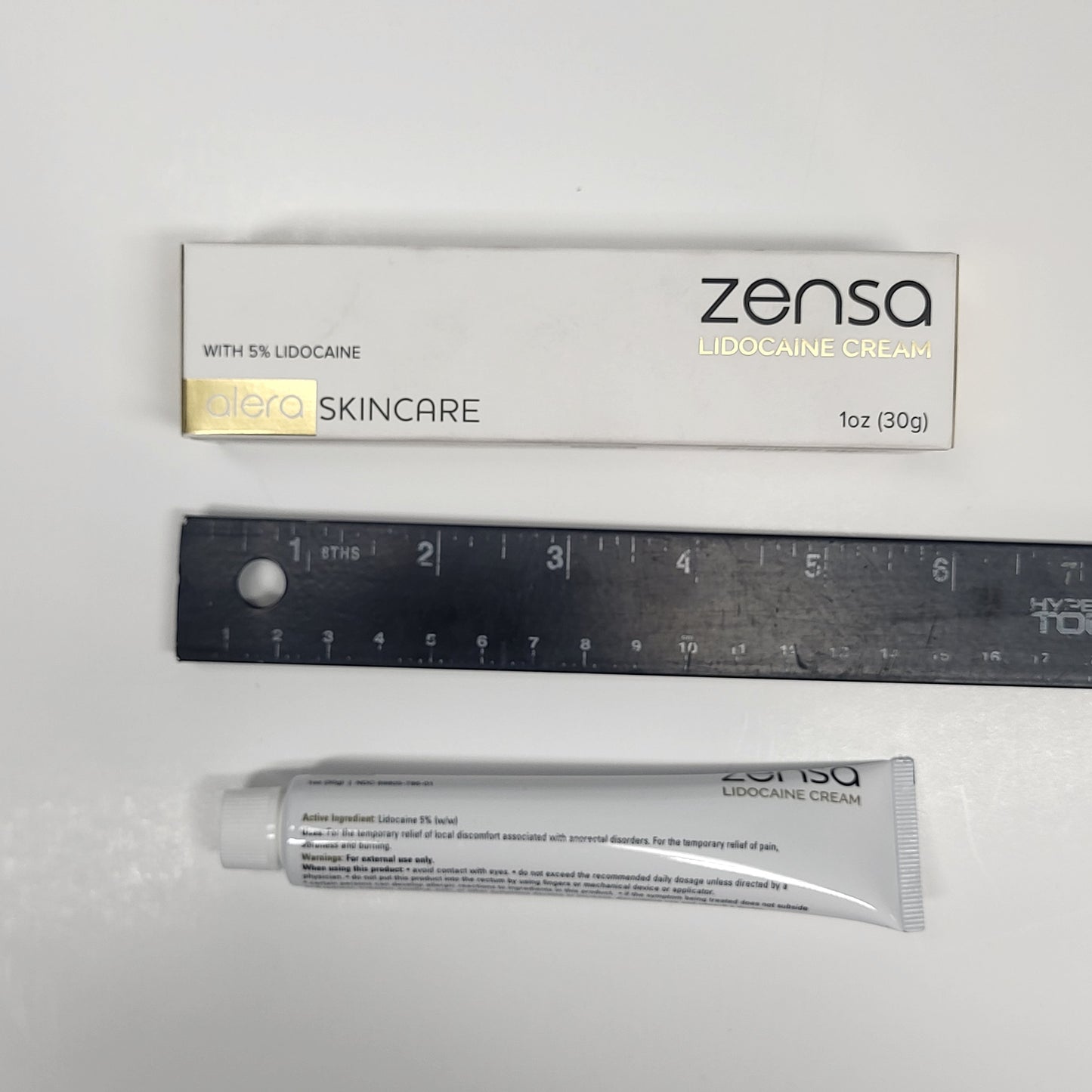 ALERA SKINCARE PRODUCTS Zensa 5% Lidocaine Skincare Cream  1 oz