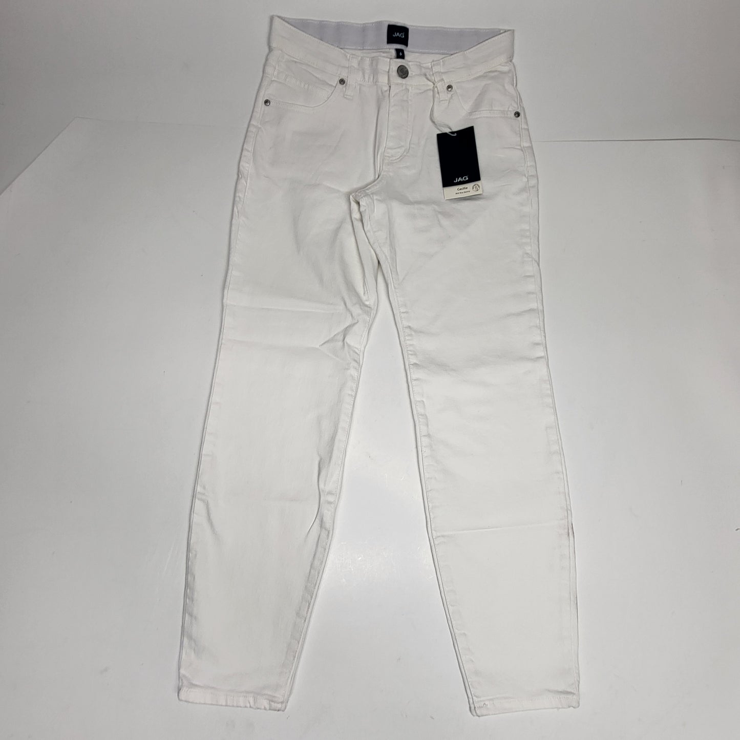 JAG Cecilia Mid Rise Skinny Jeans Womens Sz 6/29 White J2865CBD618
