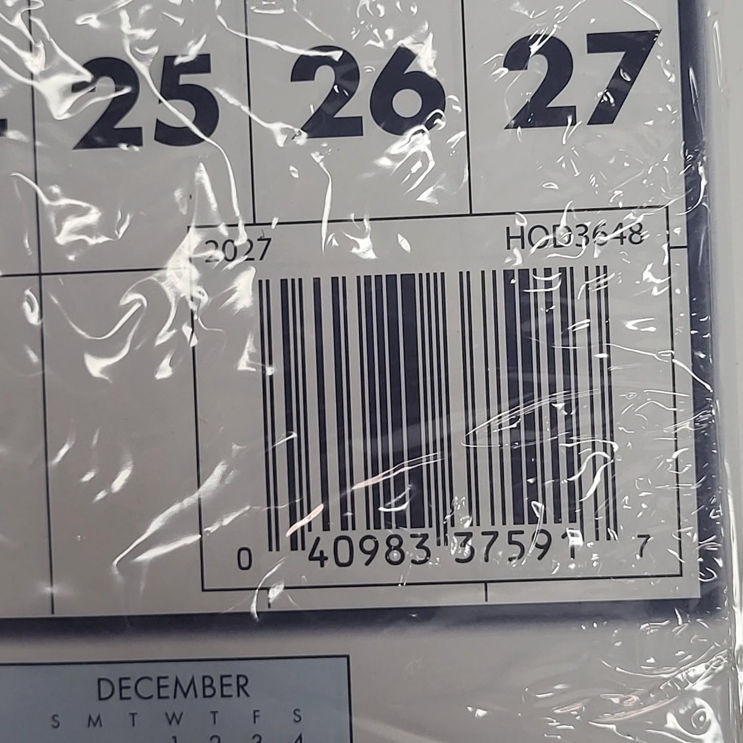 HOUSE OF DOOLITTLE (3 PACK) Recycled 3-month Wall Calendar Horizontal 26"X12.5"