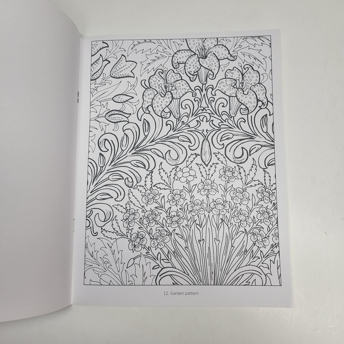 ZA@ POMEGRANATE William Morris Coloring Book Soft Cover 22 Images