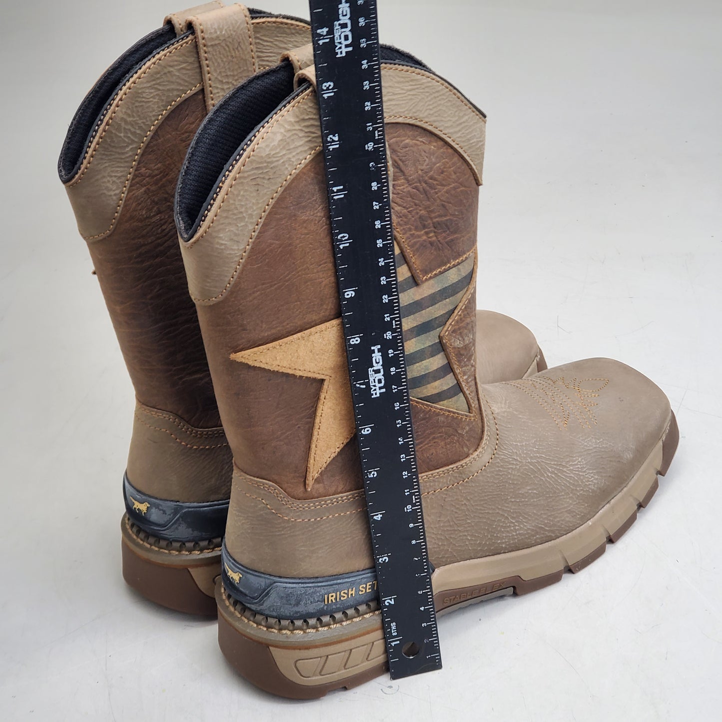 RED WING Irish Setter Two Harbors 11" Pull-on Boot Work Men's SZ 11D Brown 83995 American Star