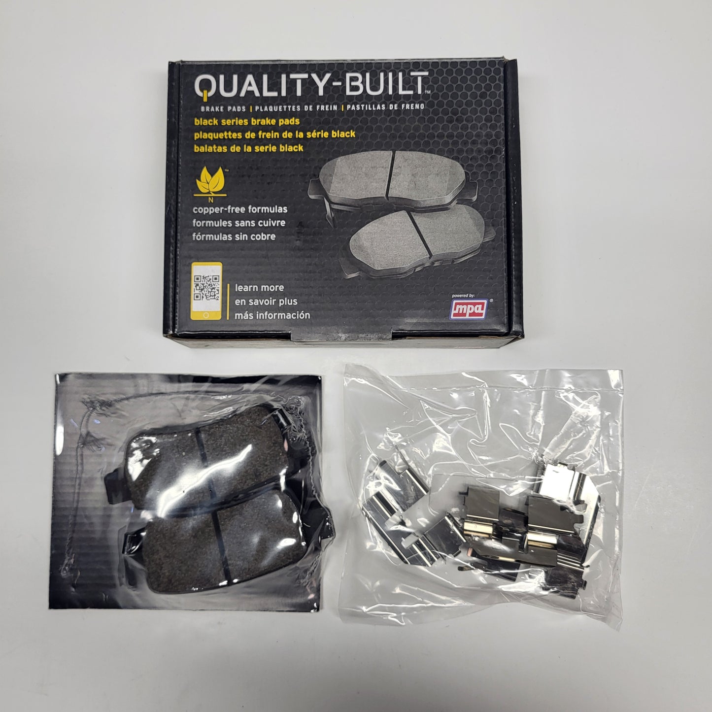 QUALITY-BUILT Ceramic Disc Brake Pad Set Black Rear 1003-1088C