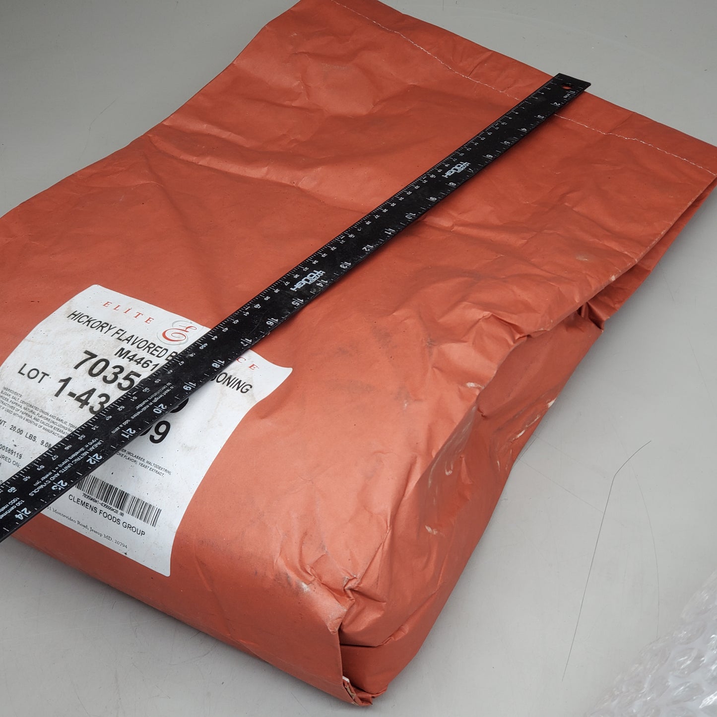 ELITE SPICE Hickory Flavored BBQ Seasoning 20 LBS M44611 BB 06/28