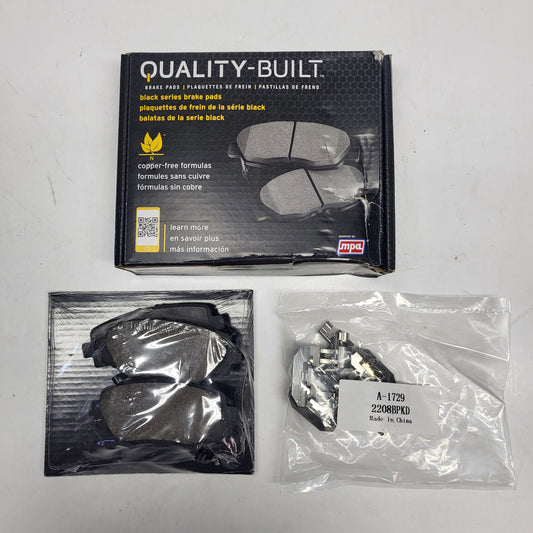 QUALITY-BUILT Ceramic Disc Brake Pad Set Black Rear 1003-1729C