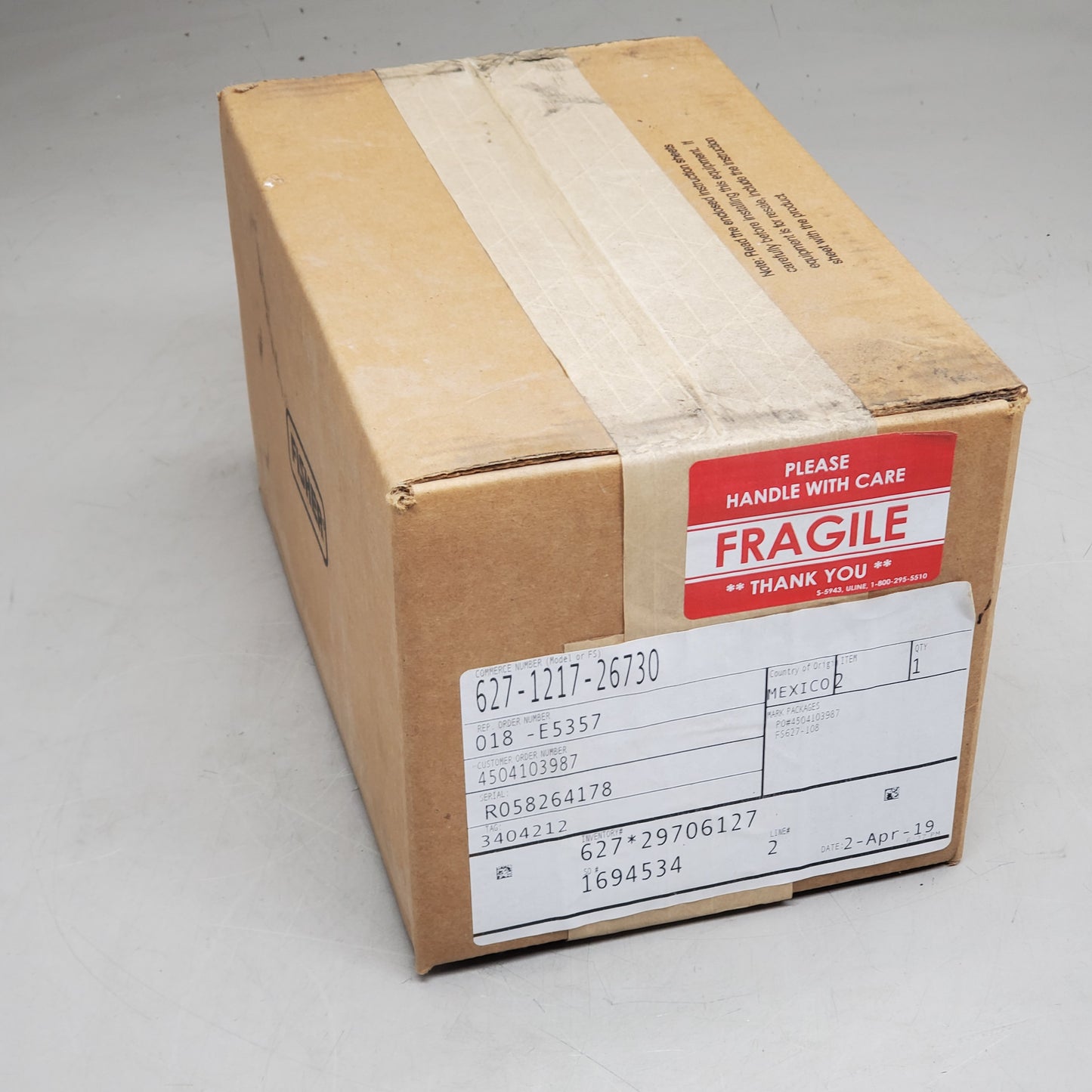 EMERSON Fisher 627 Series Pressure Reducing Regulators 35-80 Psig 3/16" 627-1217-26730