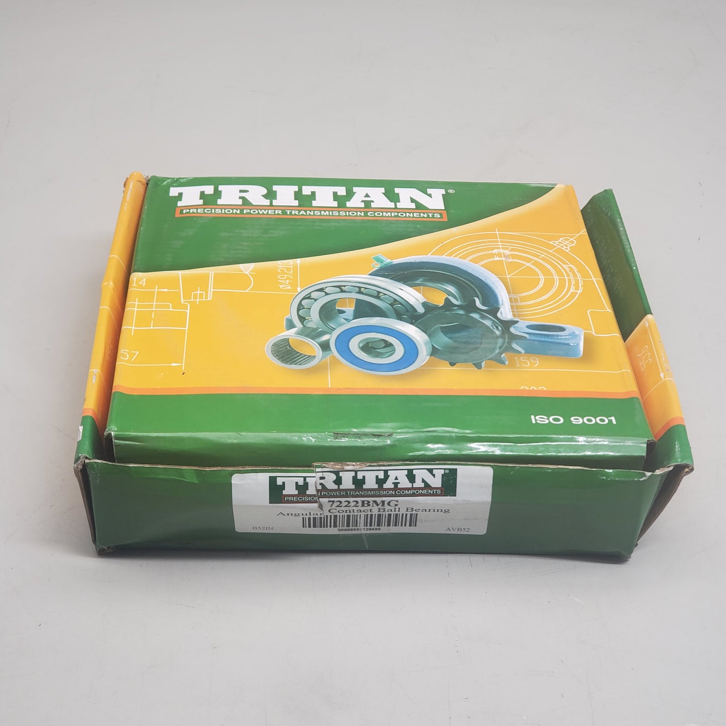 TRITAN Angular Contact Single Row Ball Bearing 110x200x38(mm) 7222BMG