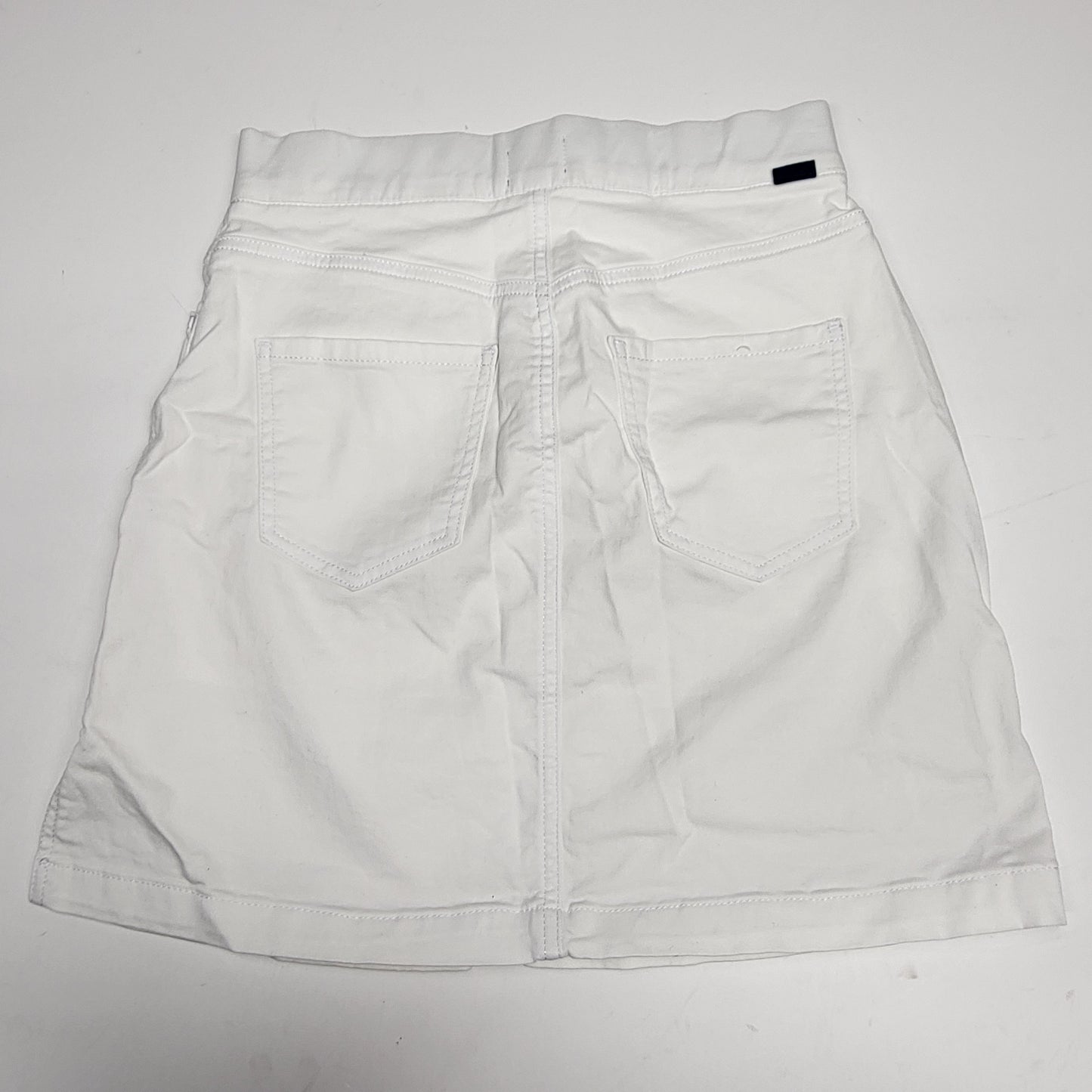JAG On-the-go Mid Rise Pull-On Skort Womens Sz 0 White J3101TWL616