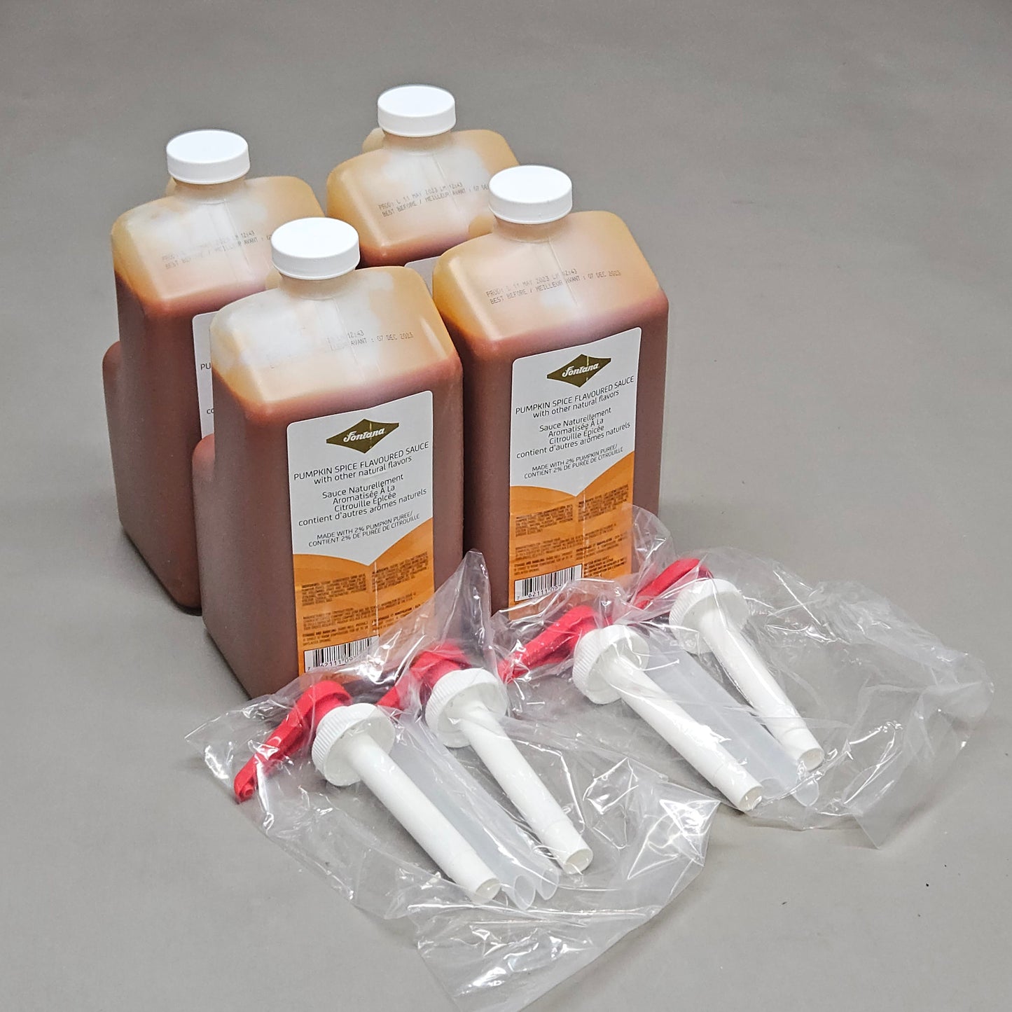 ZA@ STARBUCKS (4 PACK) Pumpkin Spice Flavoured Sauce (1.86 L/bottle) BB 12/25